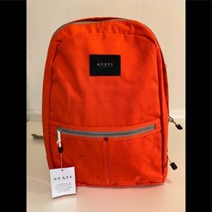 STATEbags.com Orange Backpack NEW